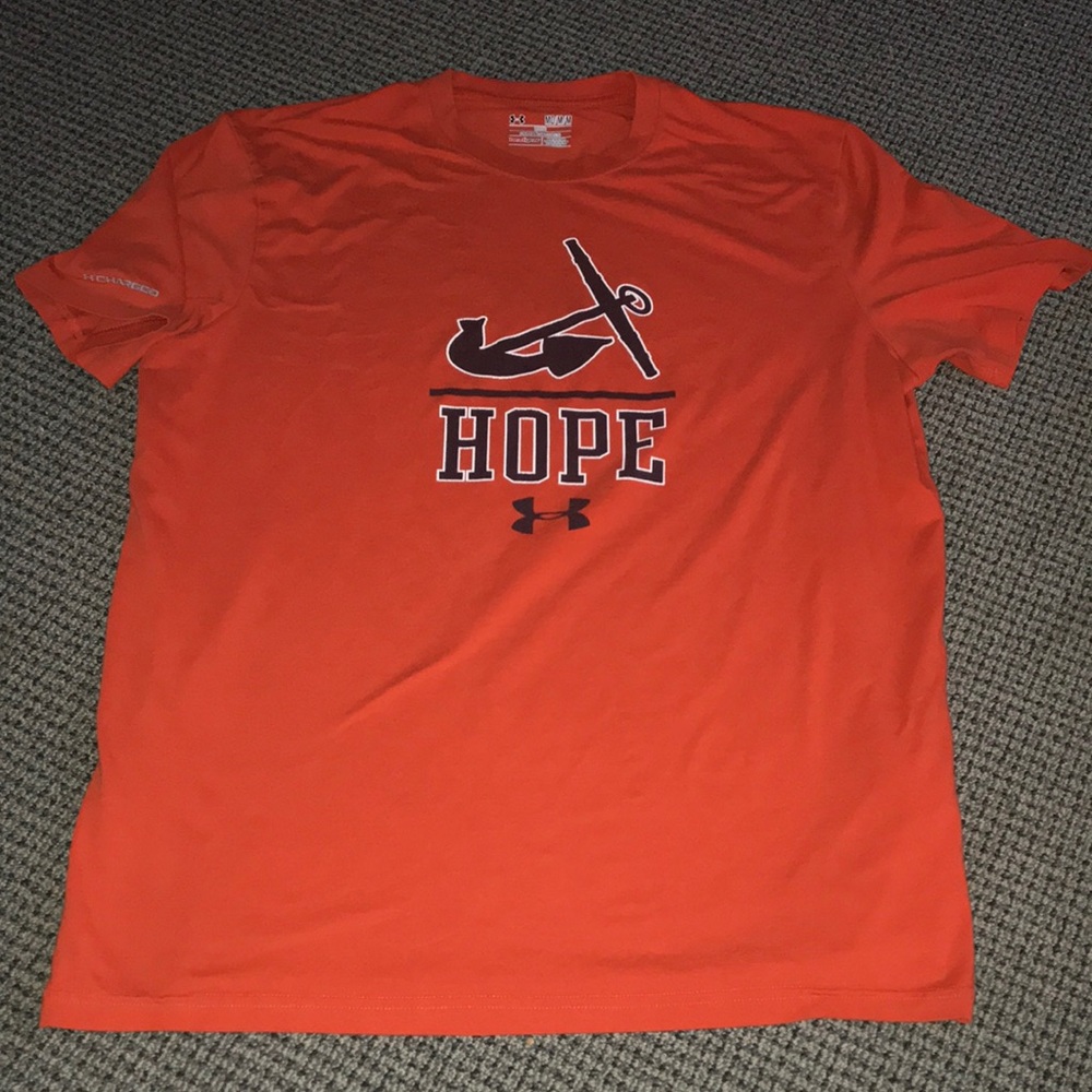 Under Armour Men’s Orange HOPE Graphic Short Sleeve Tee